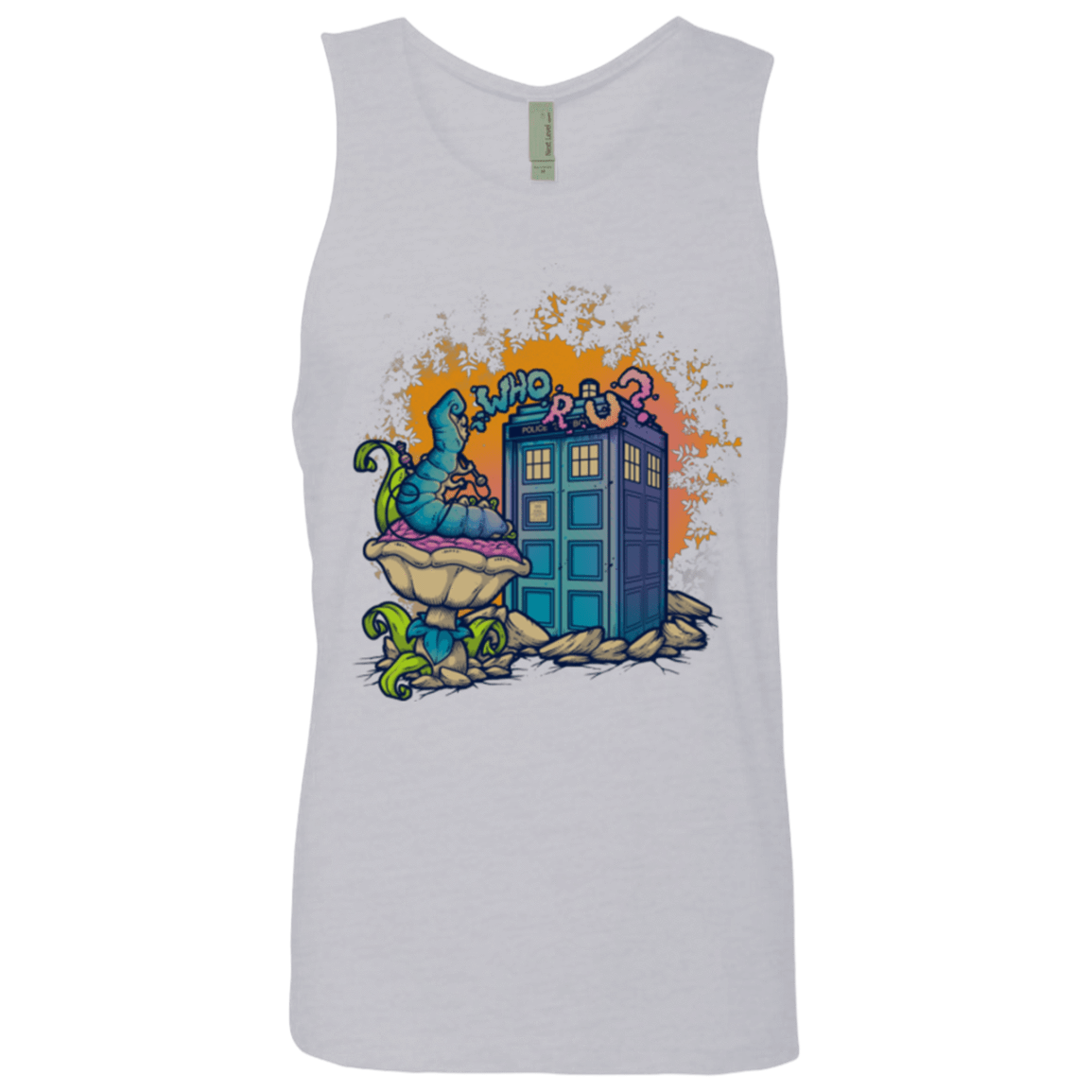 T-Shirts Heather Grey / Small WHO R U 2 Men's Premium Tank Top