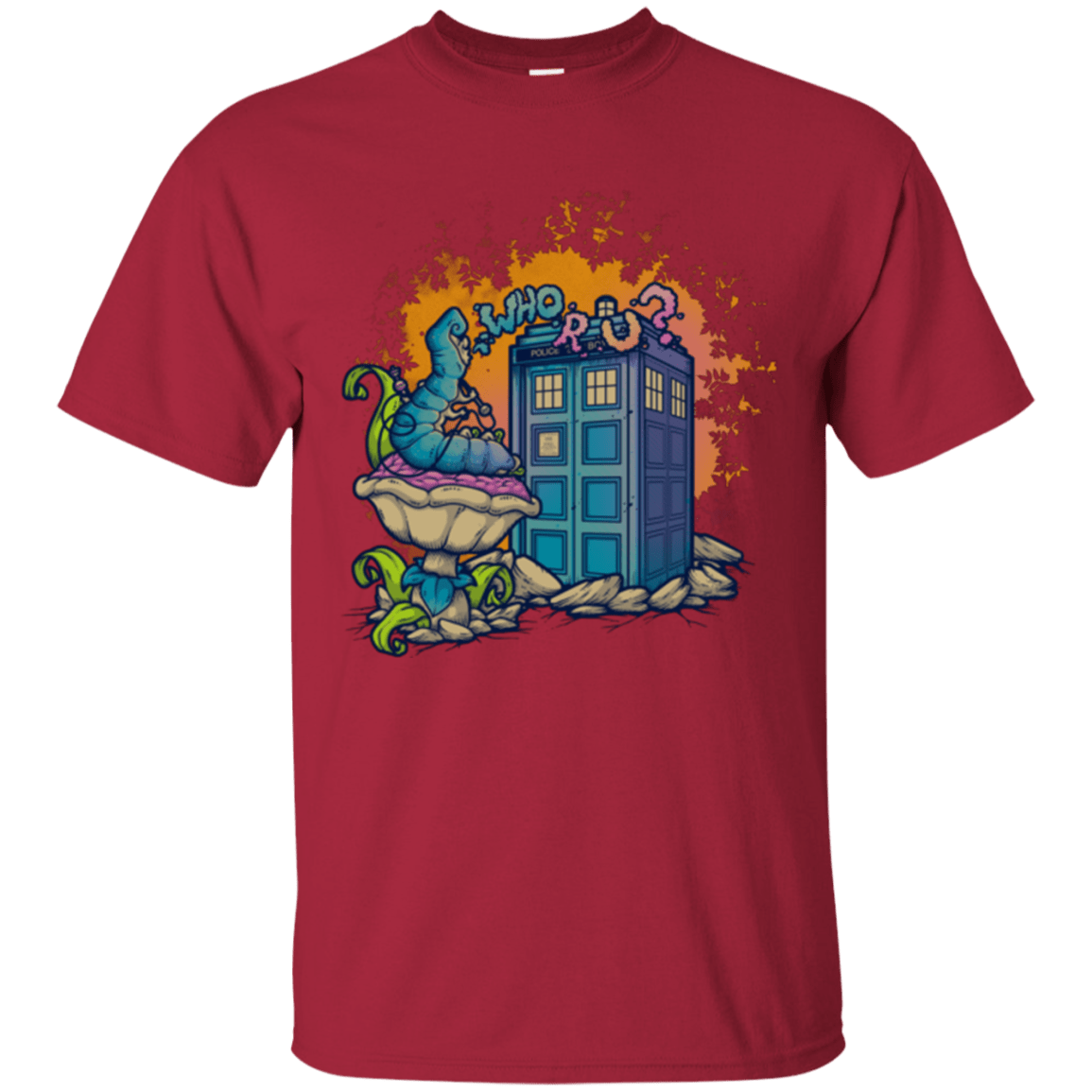 T-Shirts Cardinal / Small WHO R U 2 T-Shirt