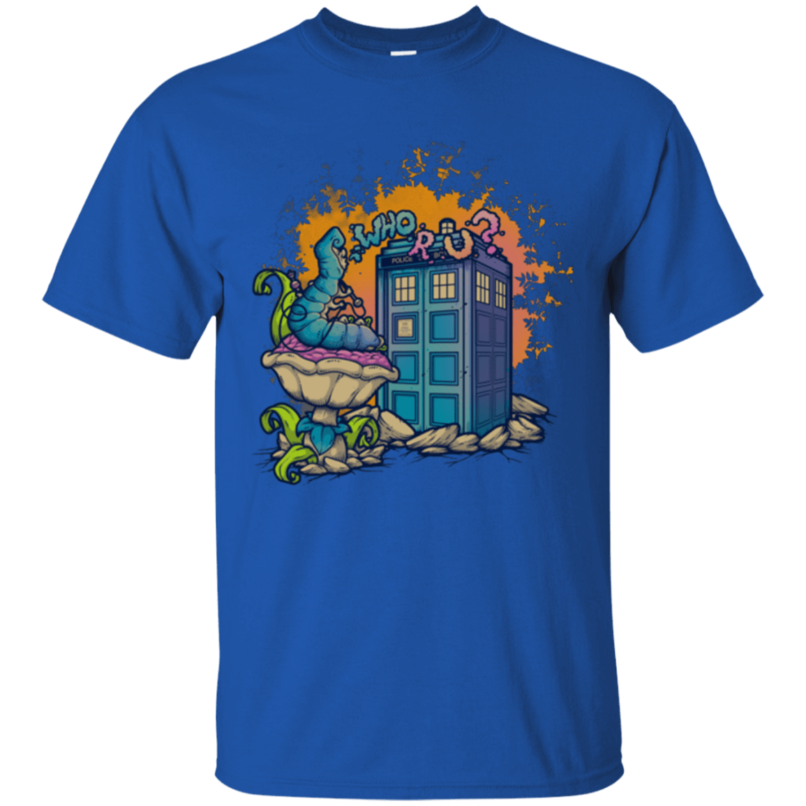 T-Shirts Royal / Small WHO R U 2 T-Shirt