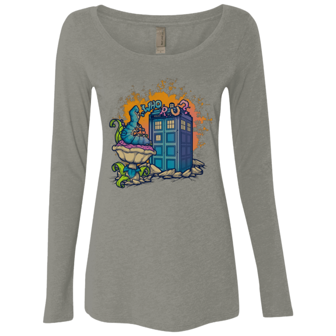 T-Shirts Venetian Grey / Small WHO R U 2 Women's Triblend Long Sleeve Shirt