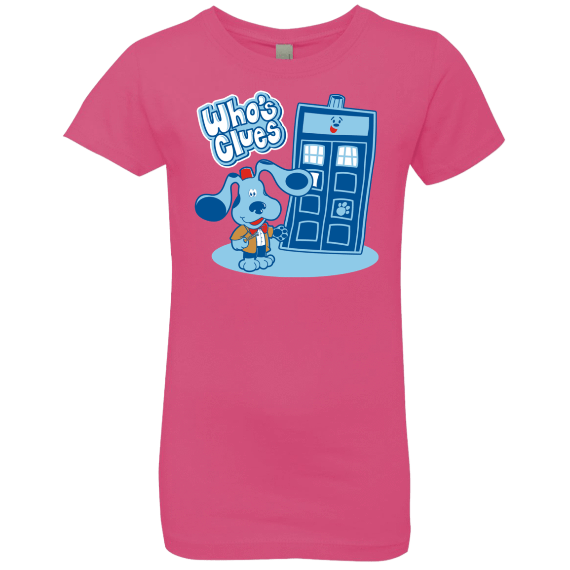 T-Shirts Hot Pink / YXS Who's Clues Girls Premium T-Shirt