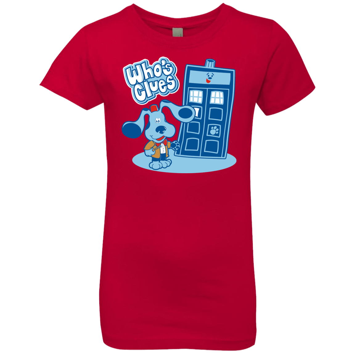 T-Shirts Red / YXS Who's Clues Girls Premium T-Shirt