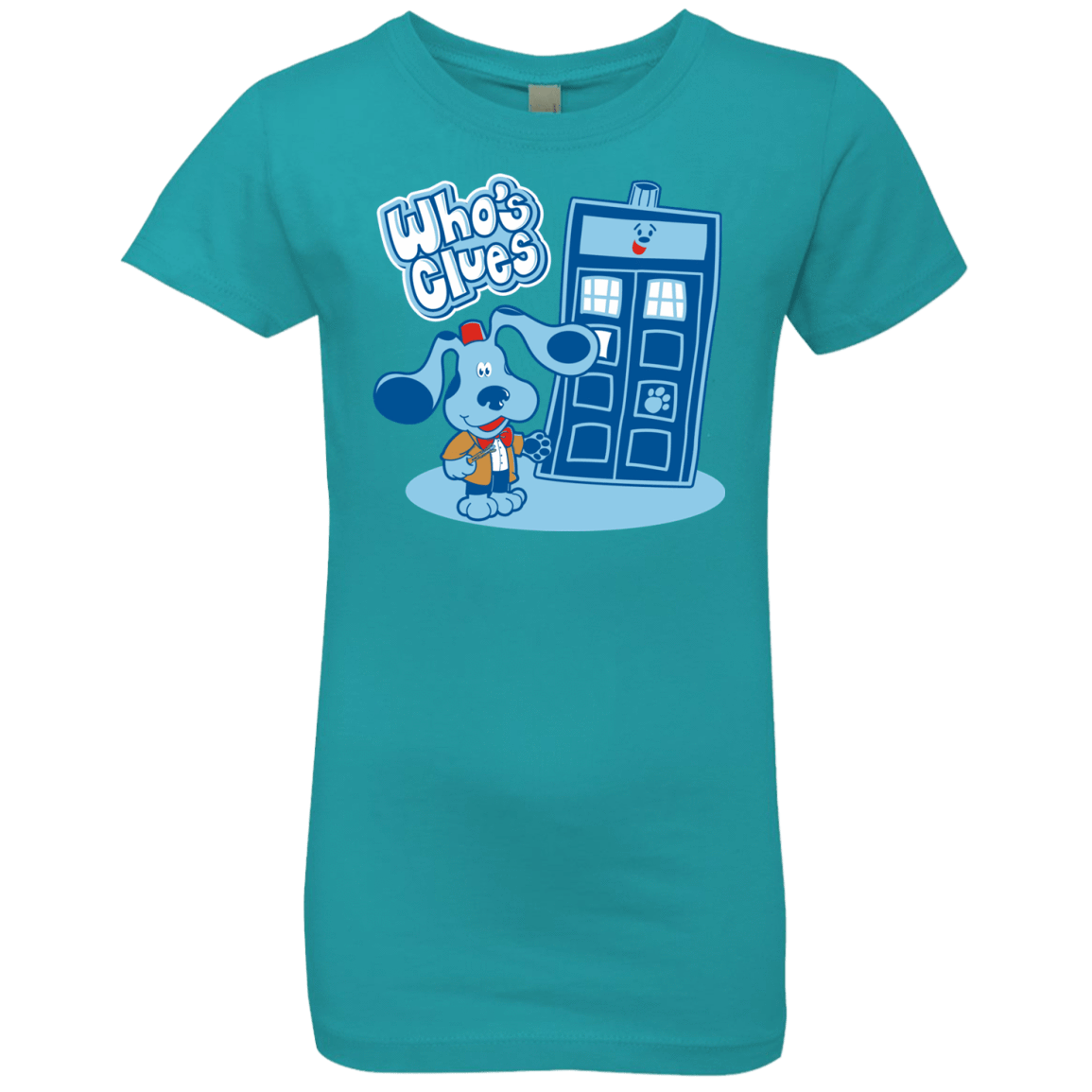 T-Shirts Tahiti Blue / YXS Who's Clues Girls Premium T-Shirt