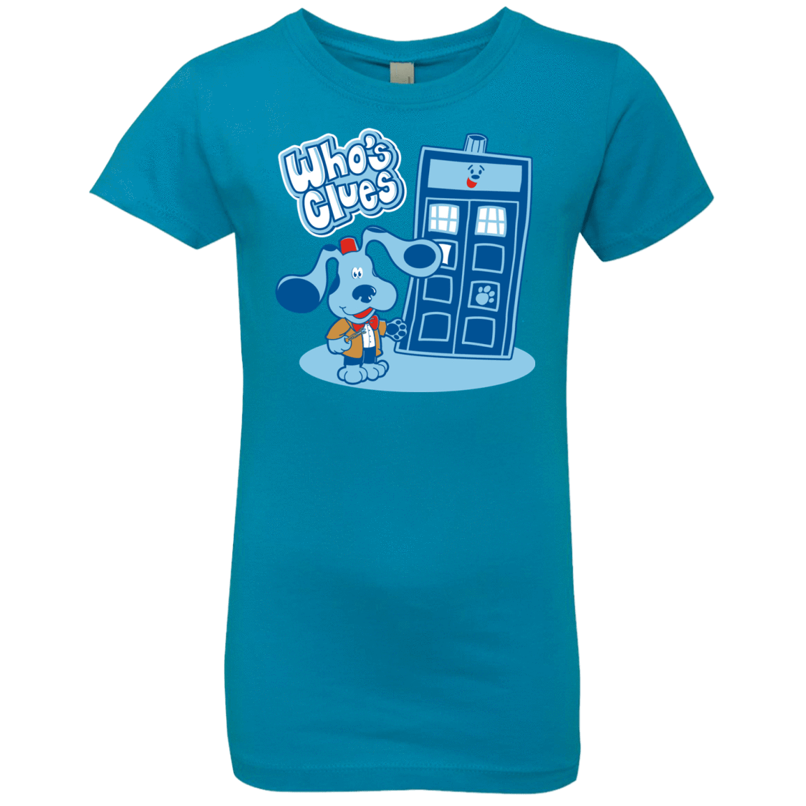 T-Shirts Turquoise / YXS Who's Clues Girls Premium T-Shirt