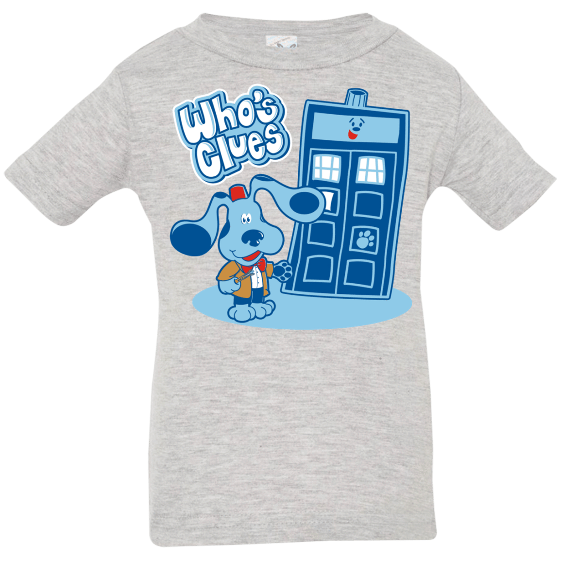 T-Shirts Heather Grey / 6 Months Who's Clues Infant Premium T-Shirt