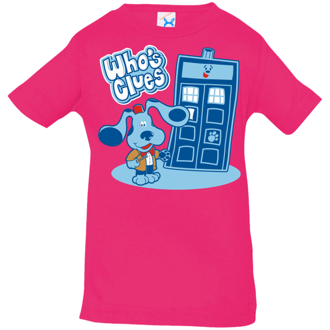 T-Shirts Hot Pink / 6 Months Who's Clues Infant Premium T-Shirt
