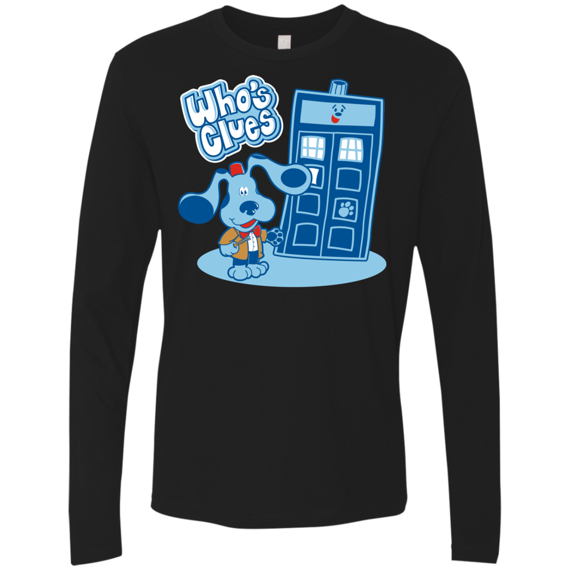 Who's Clues Men's Premium Long Sleeve