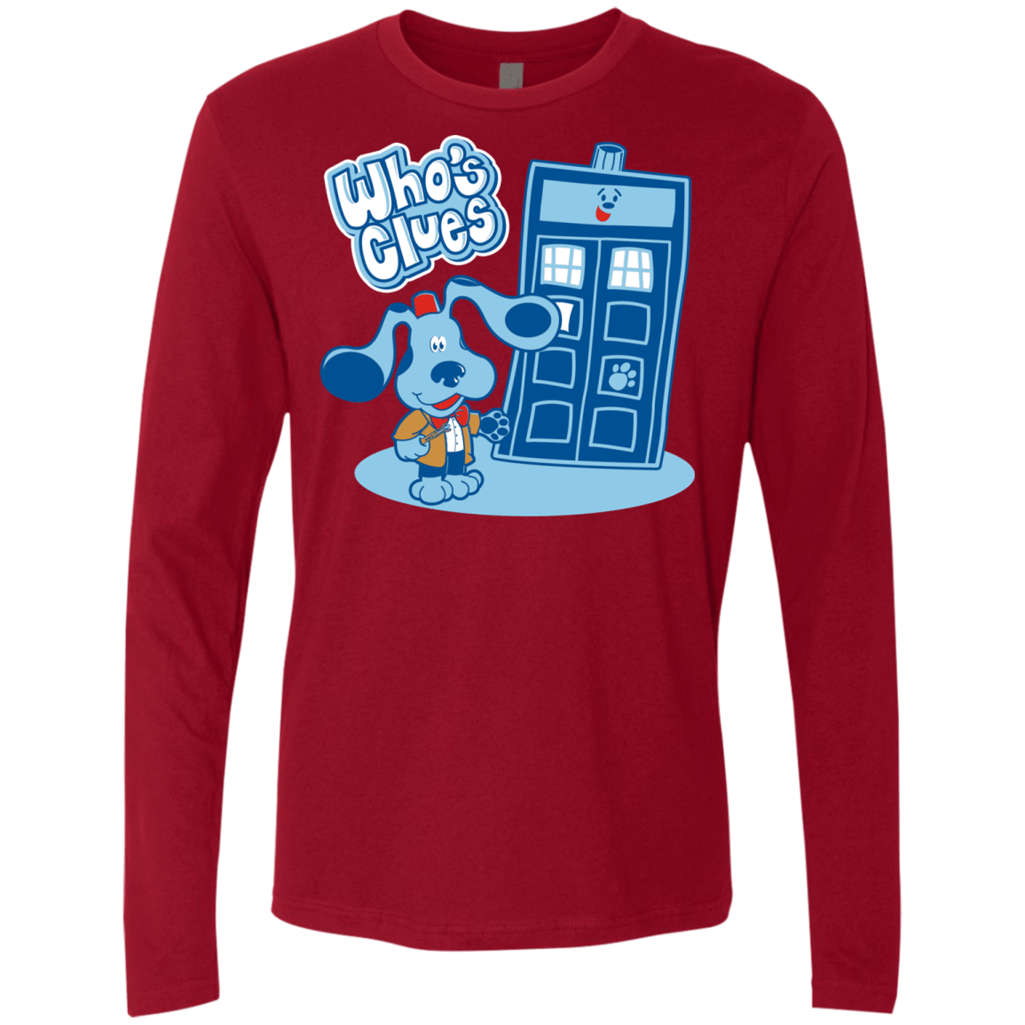 Who's Clues Men's Premium Long Sleeve