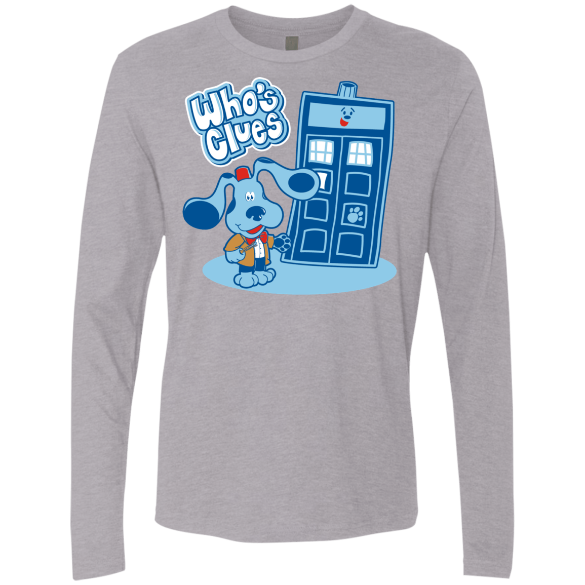 Who's Clues Men's Premium Long Sleeve