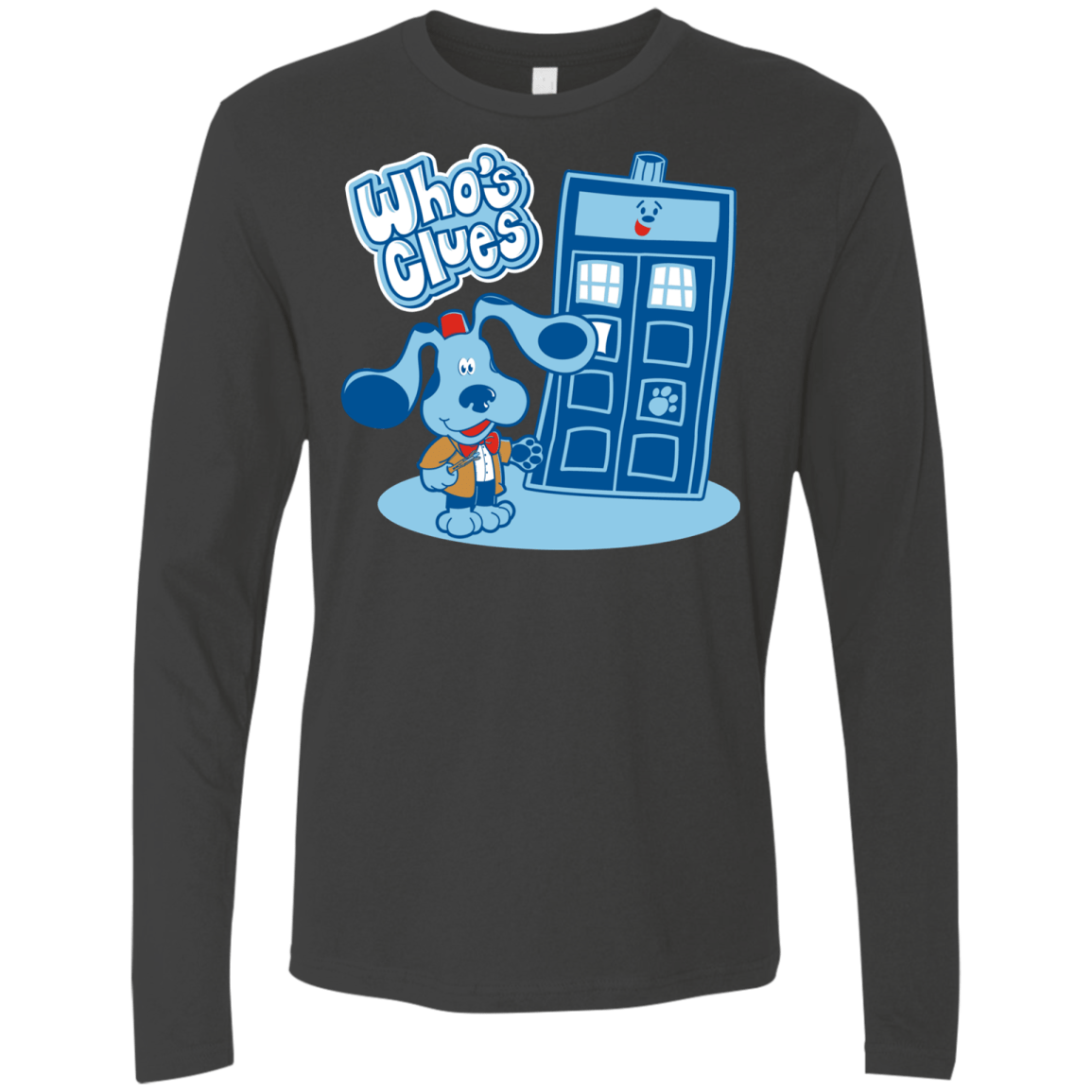 Who's Clues Men's Premium Long Sleeve