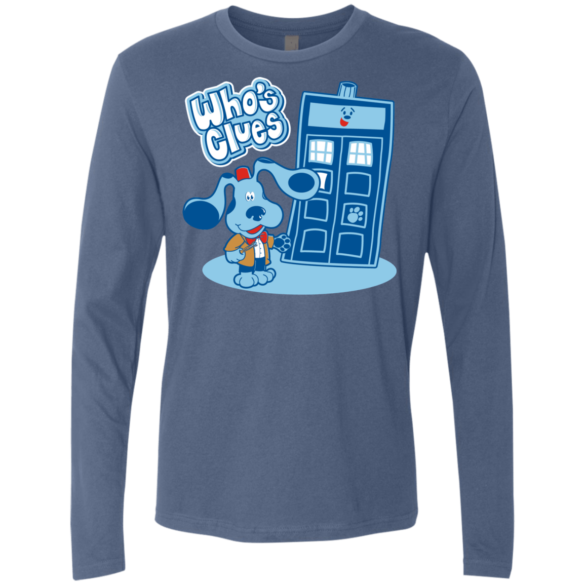 Who's Clues Men's Premium Long Sleeve