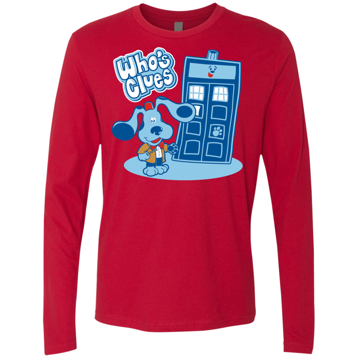 Who's Clues Men's Premium Long Sleeve