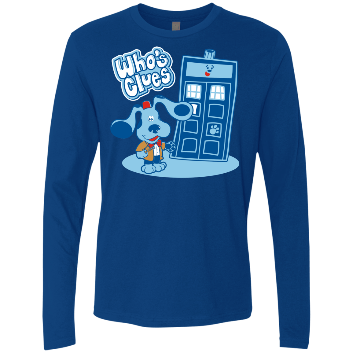 Who's Clues Men's Premium Long Sleeve