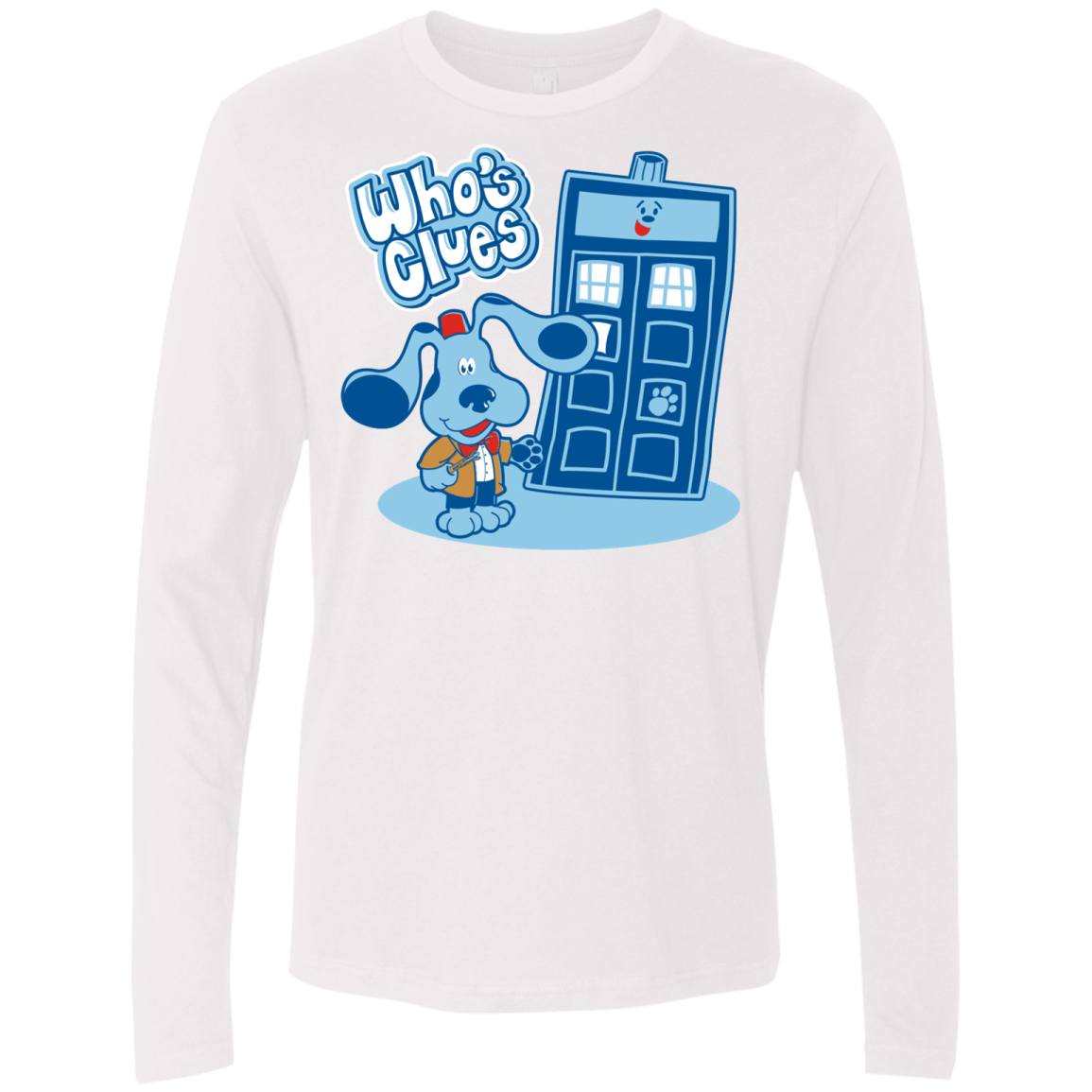Who's Clues Men's Premium Long Sleeve