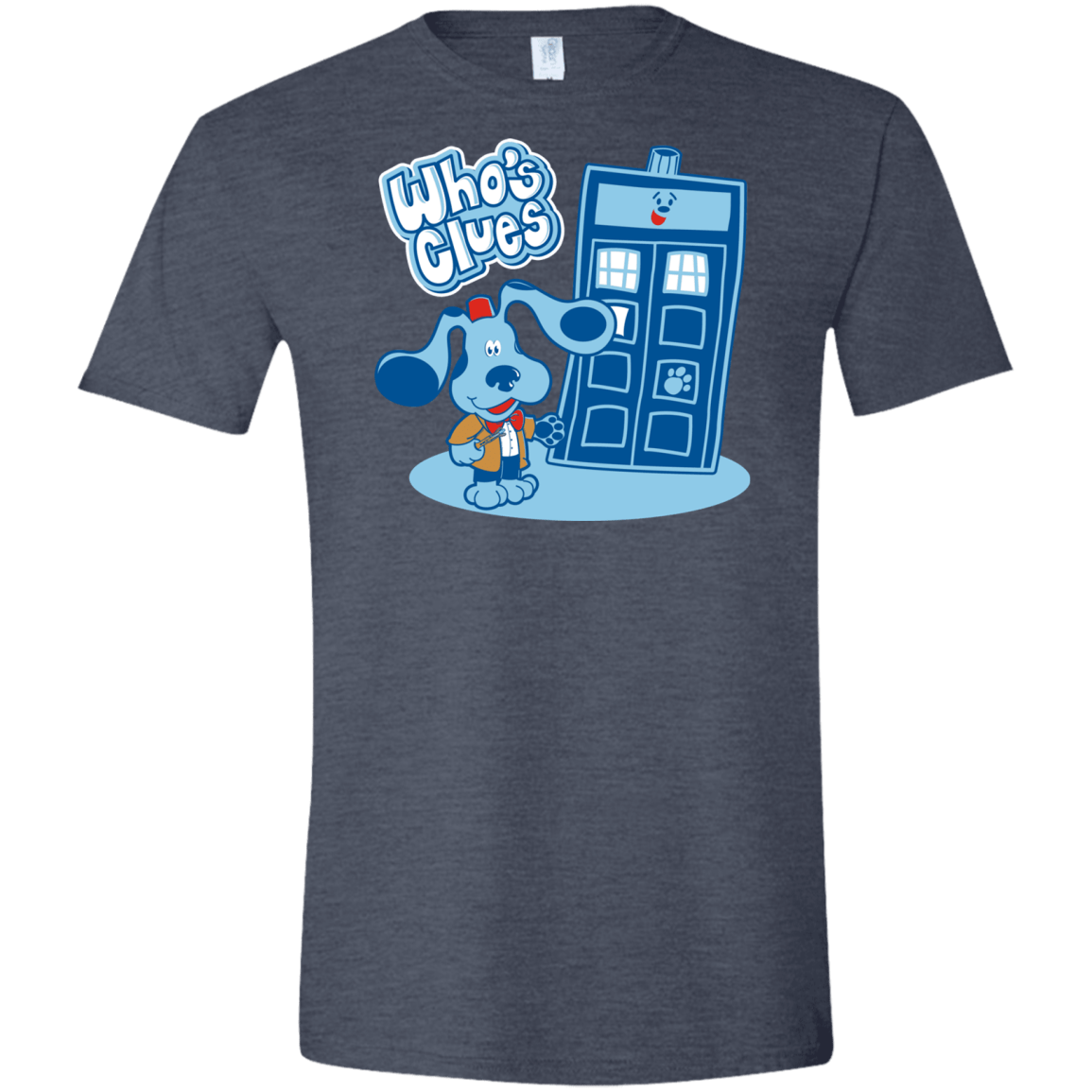 Who's Clues Men's Semi-Fitted Softstyle