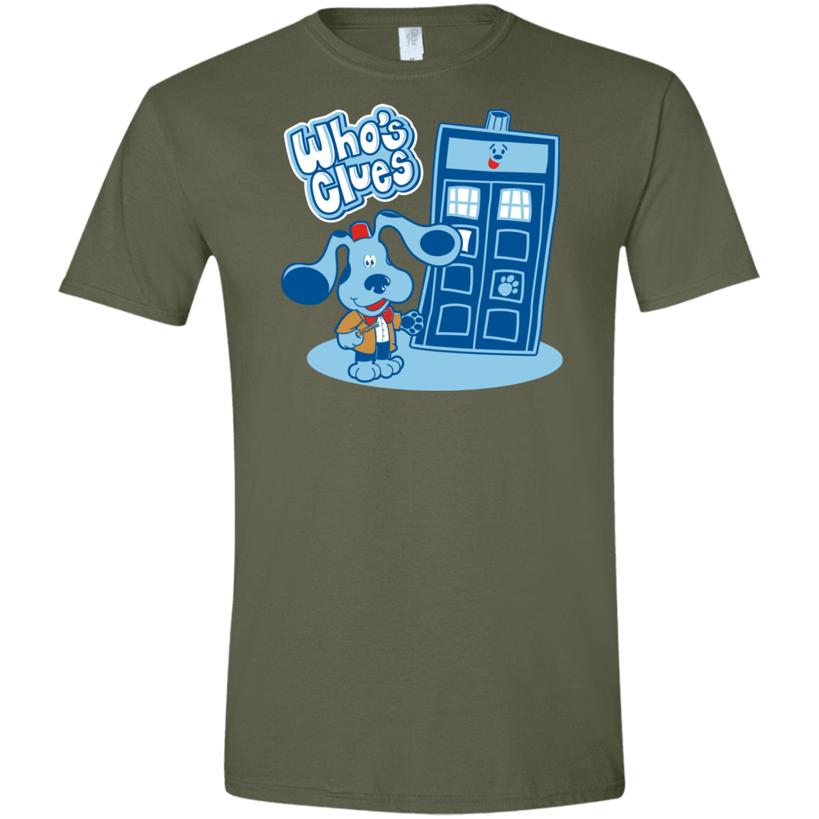 Who's Clues Men's Semi-Fitted Softstyle