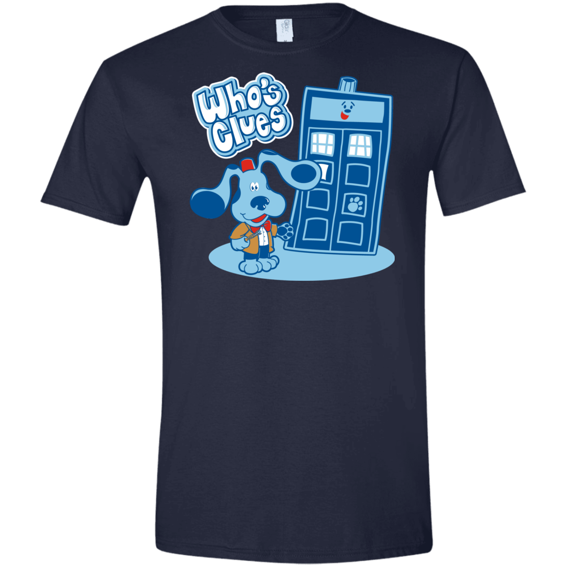 Who's Clues Men's Semi-Fitted Softstyle