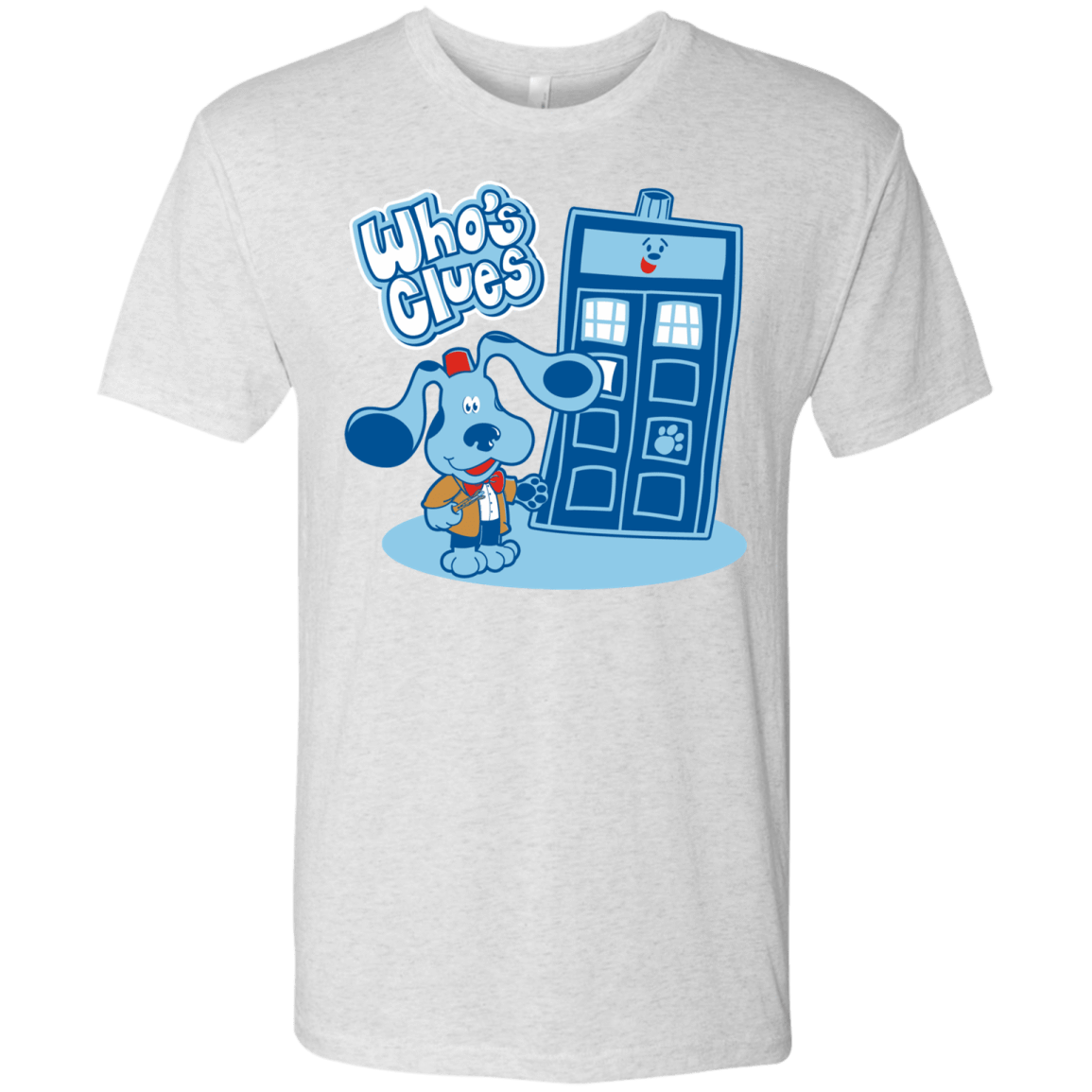 T-Shirts Heather White / S Who's Clues Men's Triblend T-Shirt