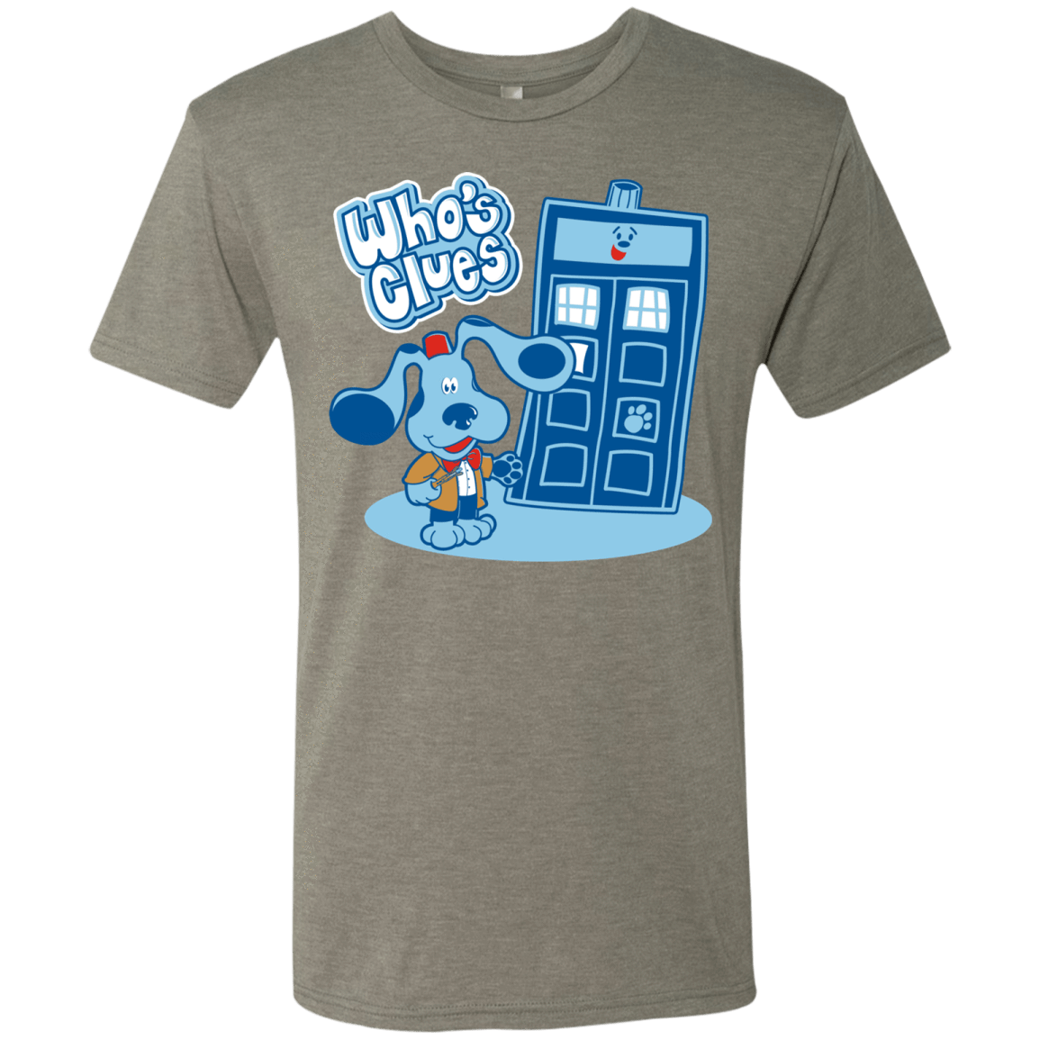 T-Shirts Venetian Grey / S Who's Clues Men's Triblend T-Shirt