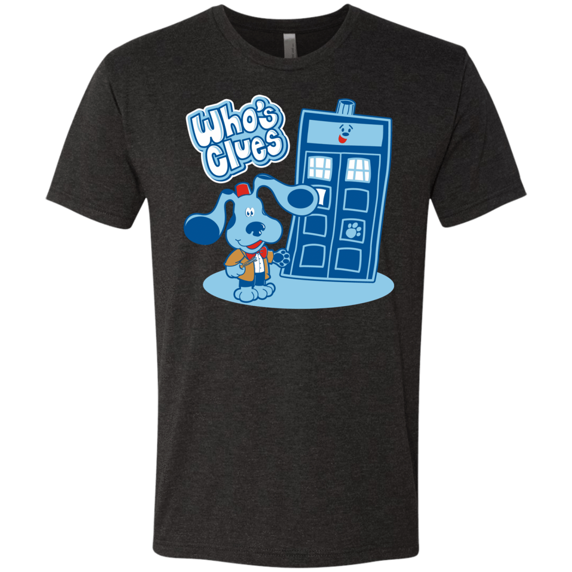 T-Shirts Vintage Black / S Who's Clues Men's Triblend T-Shirt