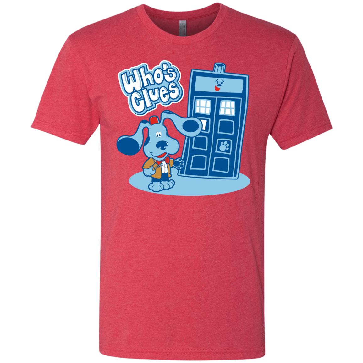 T-Shirts Vintage Red / S Who's Clues Men's Triblend T-Shirt