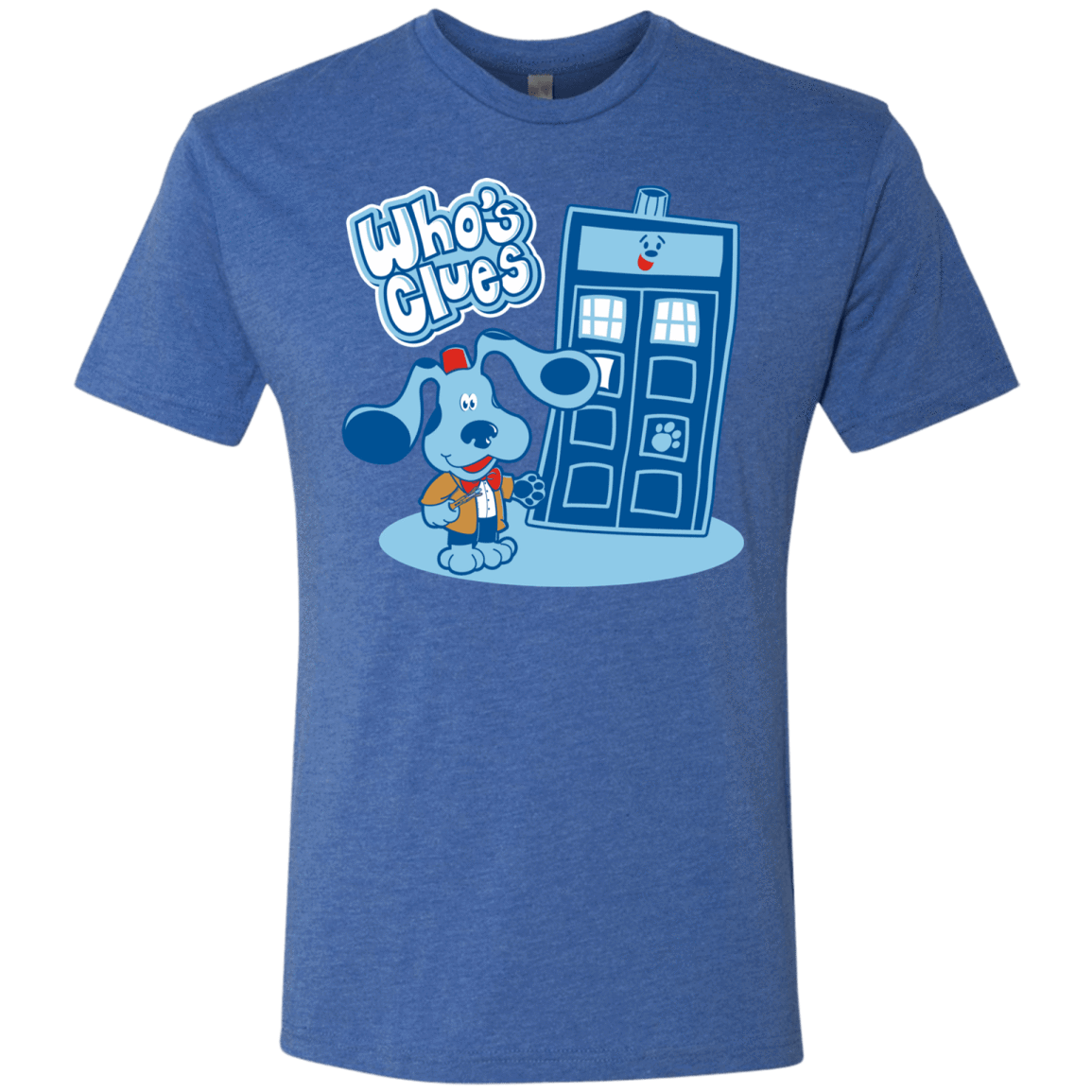 T-Shirts Vintage Royal / S Who's Clues Men's Triblend T-Shirt