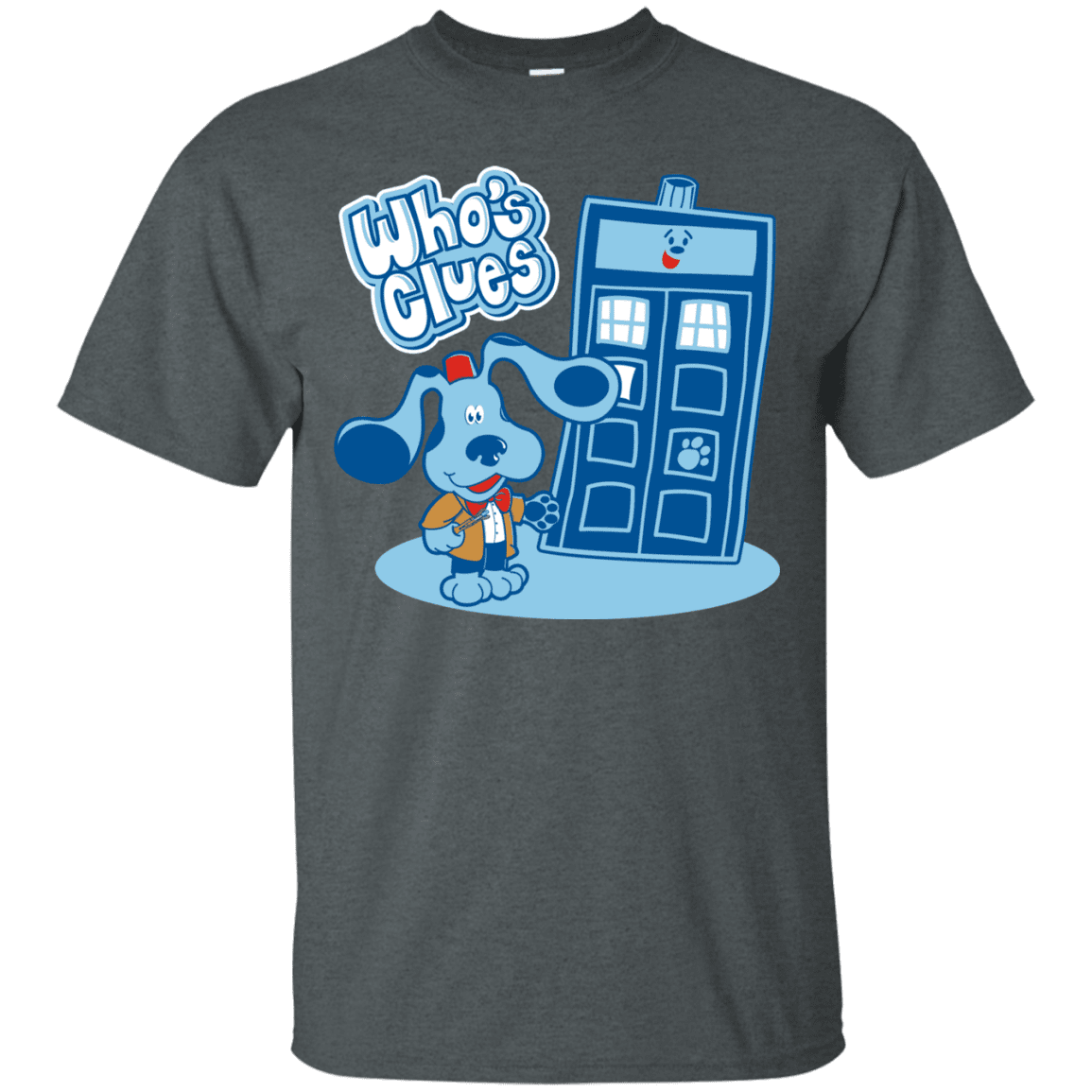 T-Shirts Dark Heather / S Who's Clues T-Shirt
