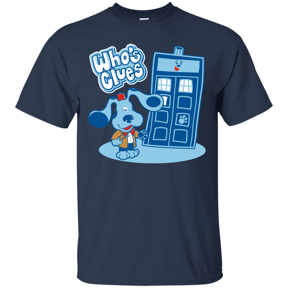 T-Shirts Navy / S Who's Clues T-Shirt