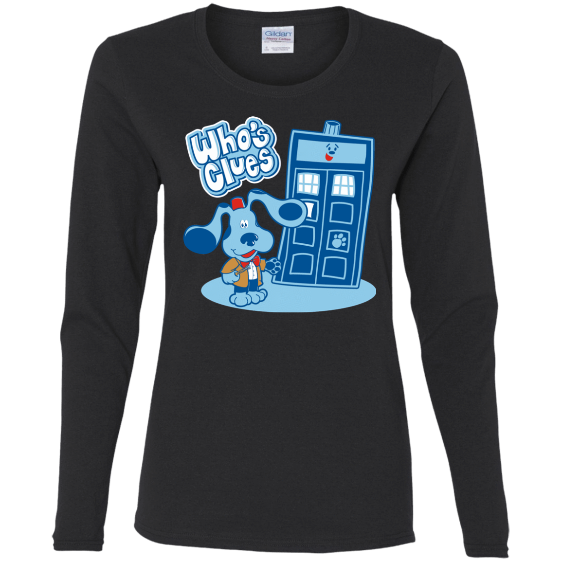 T-Shirts Black / S Who's Clues Women's Long Sleeve T-Shirt