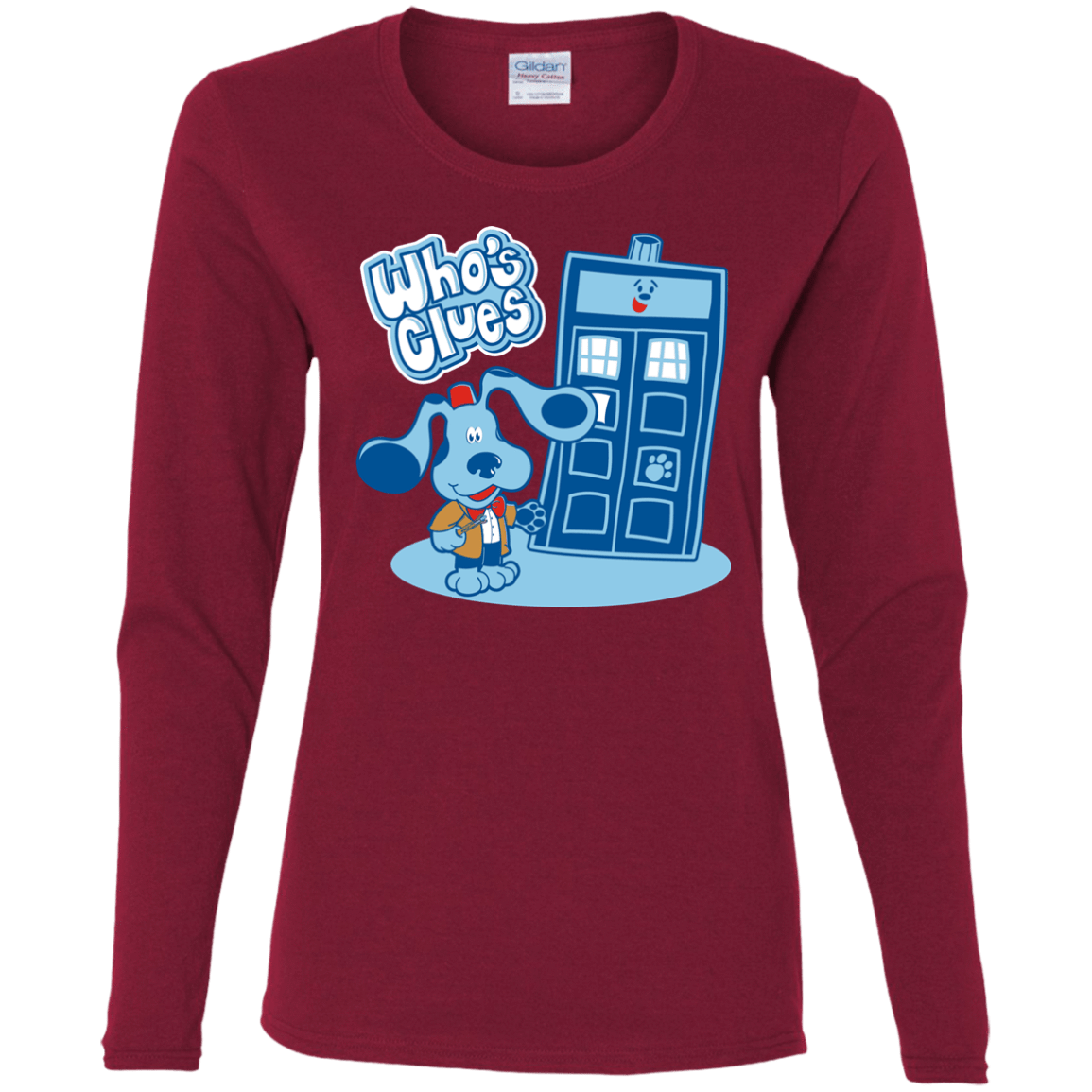 T-Shirts Cardinal / S Who's Clues Women's Long Sleeve T-Shirt
