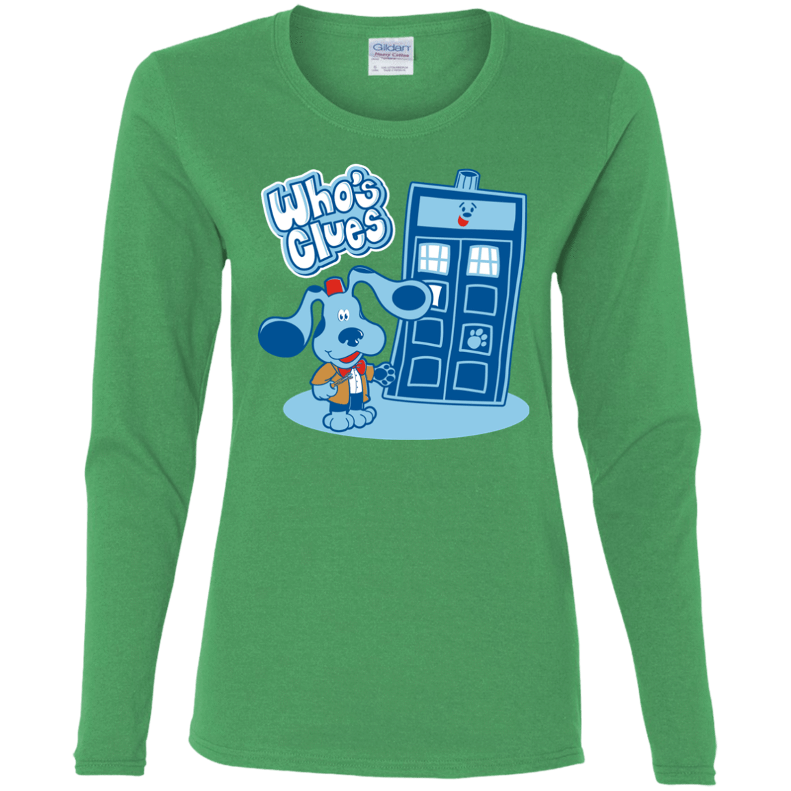 T-Shirts Irish Green / S Who's Clues Women's Long Sleeve T-Shirt
