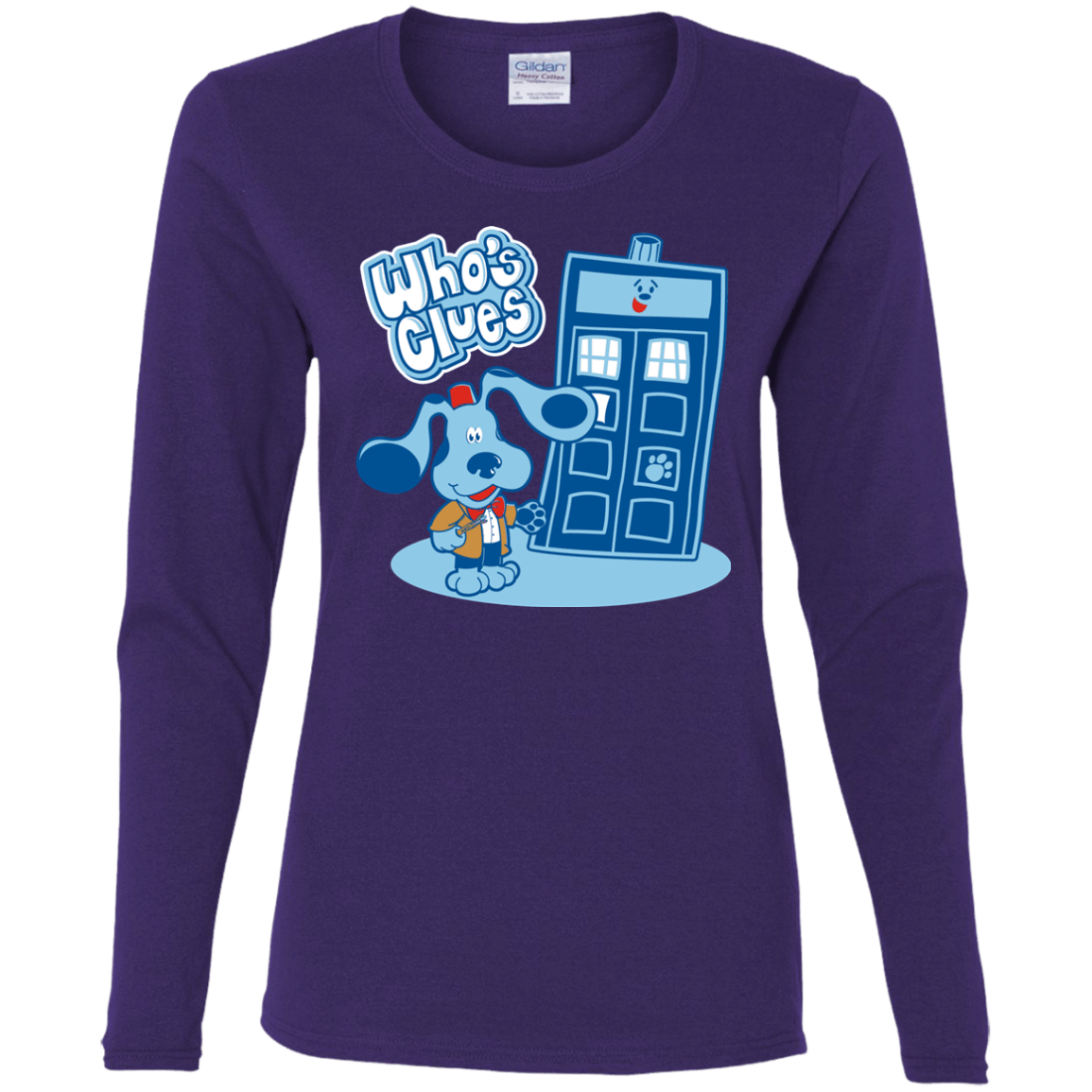 T-Shirts Purple / S Who's Clues Women's Long Sleeve T-Shirt