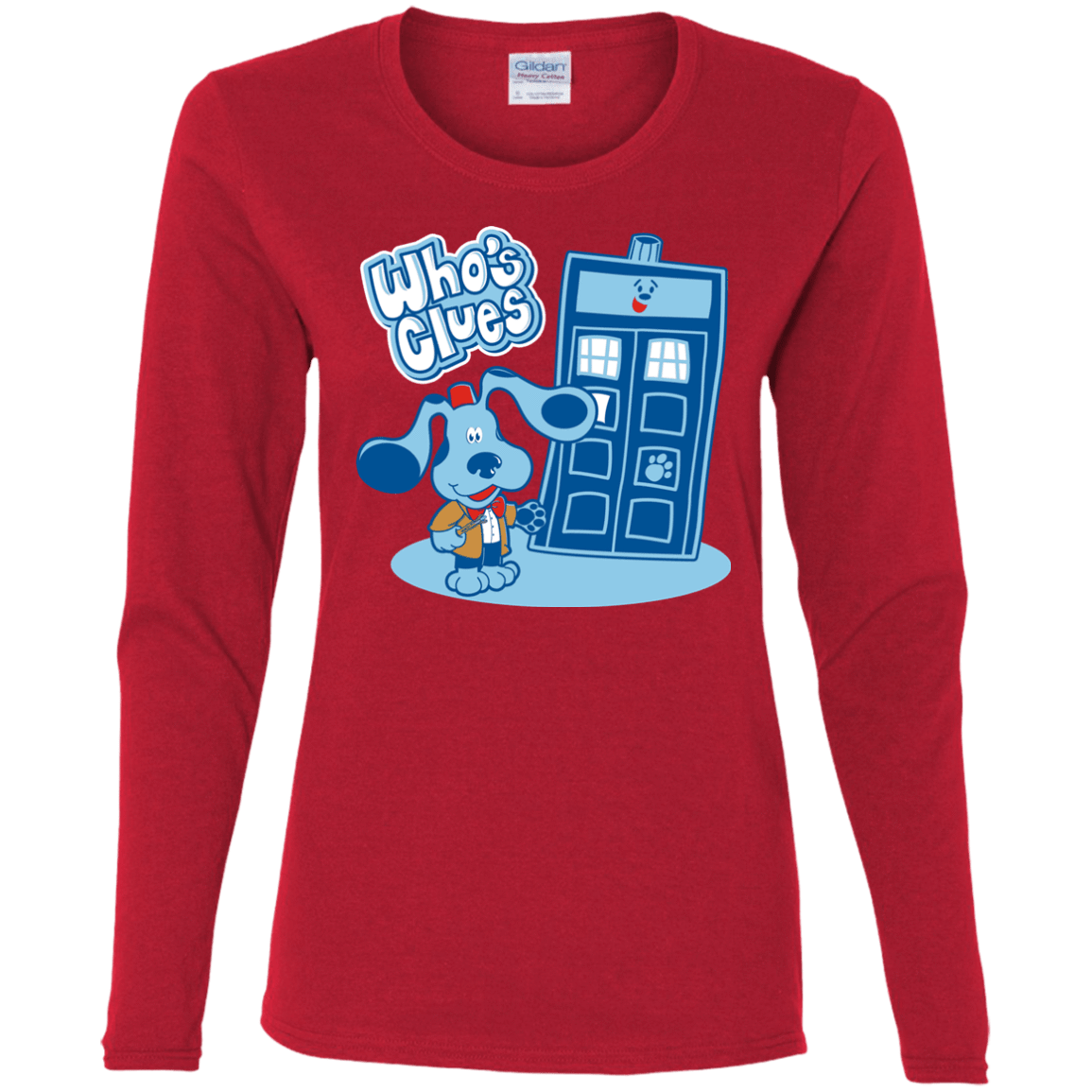 T-Shirts Red / S Who's Clues Women's Long Sleeve T-Shirt