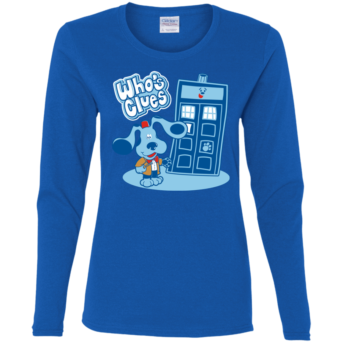 T-Shirts Royal / S Who's Clues Women's Long Sleeve T-Shirt