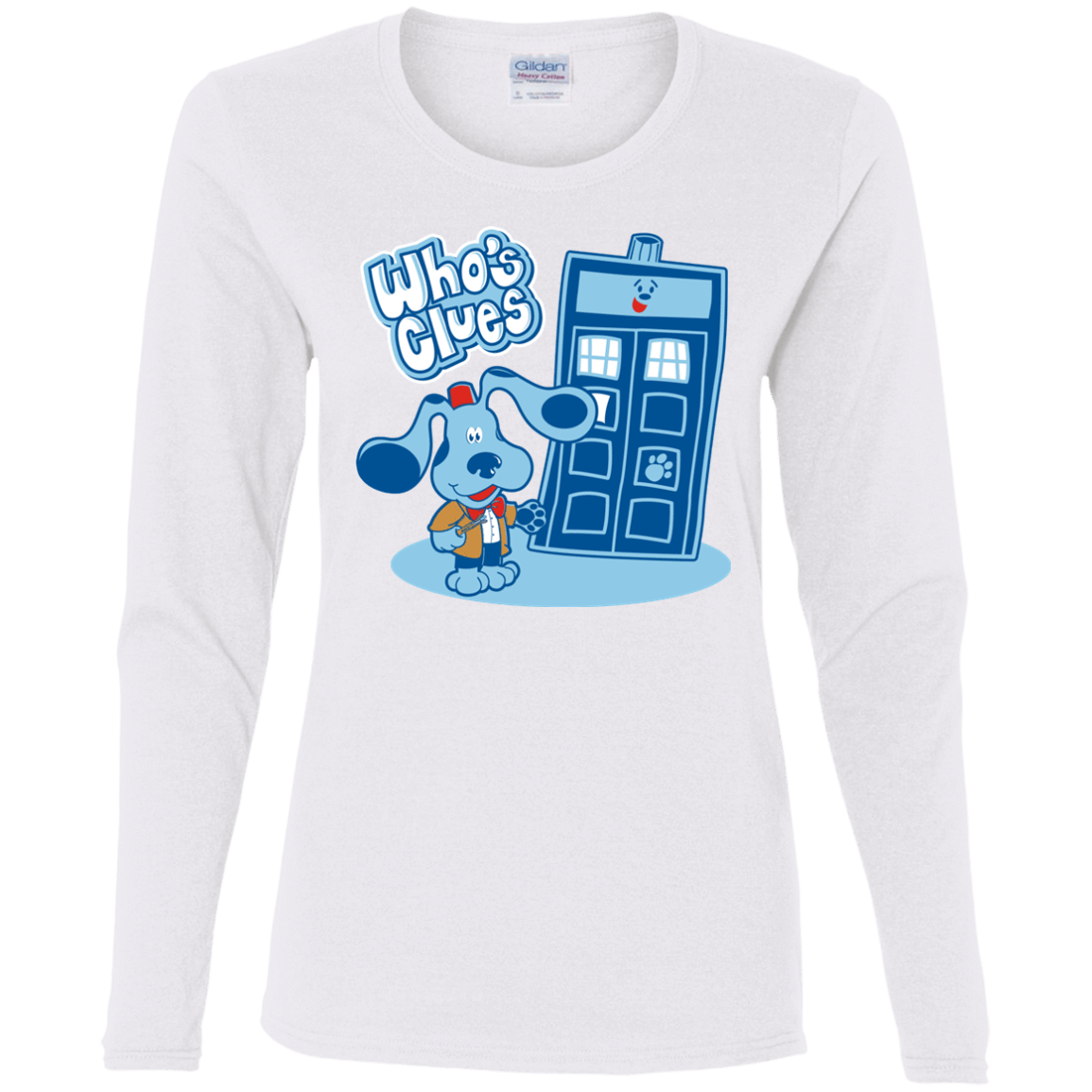 T-Shirts White / S Who's Clues Women's Long Sleeve T-Shirt