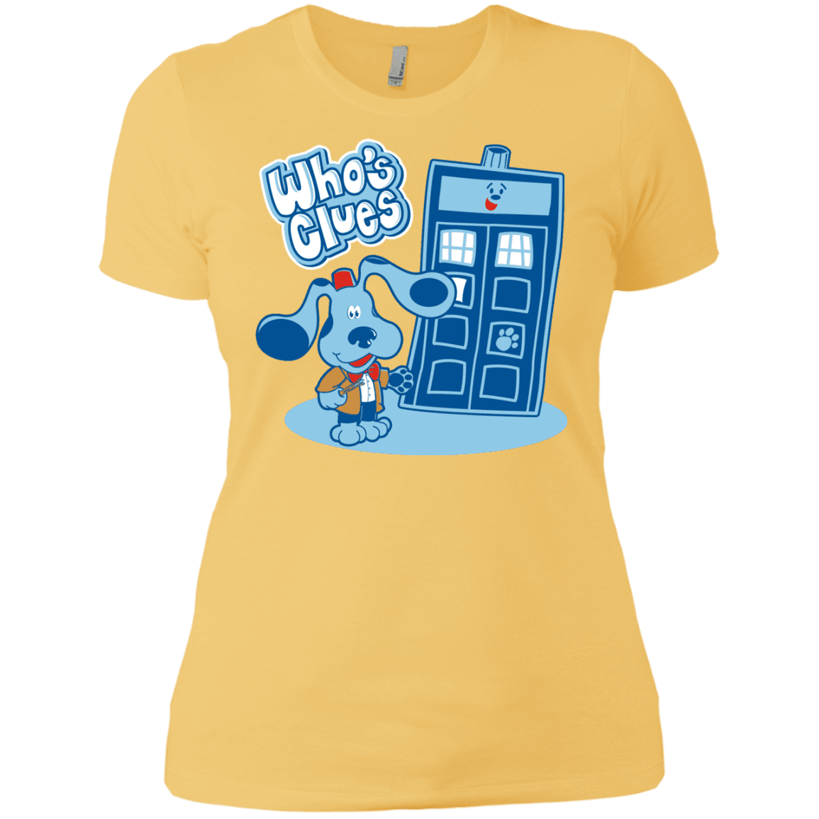 T-Shirts Banana Cream/ / X-Small Who's Clues Women's Premium T-Shirt