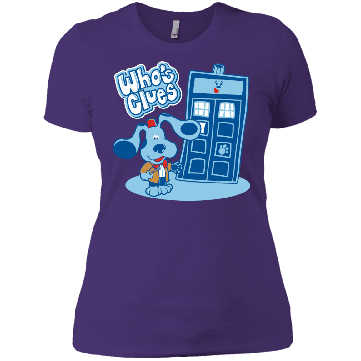T-Shirts Purple Rush/ / X-Small Who's Clues Women's Premium T-Shirt
