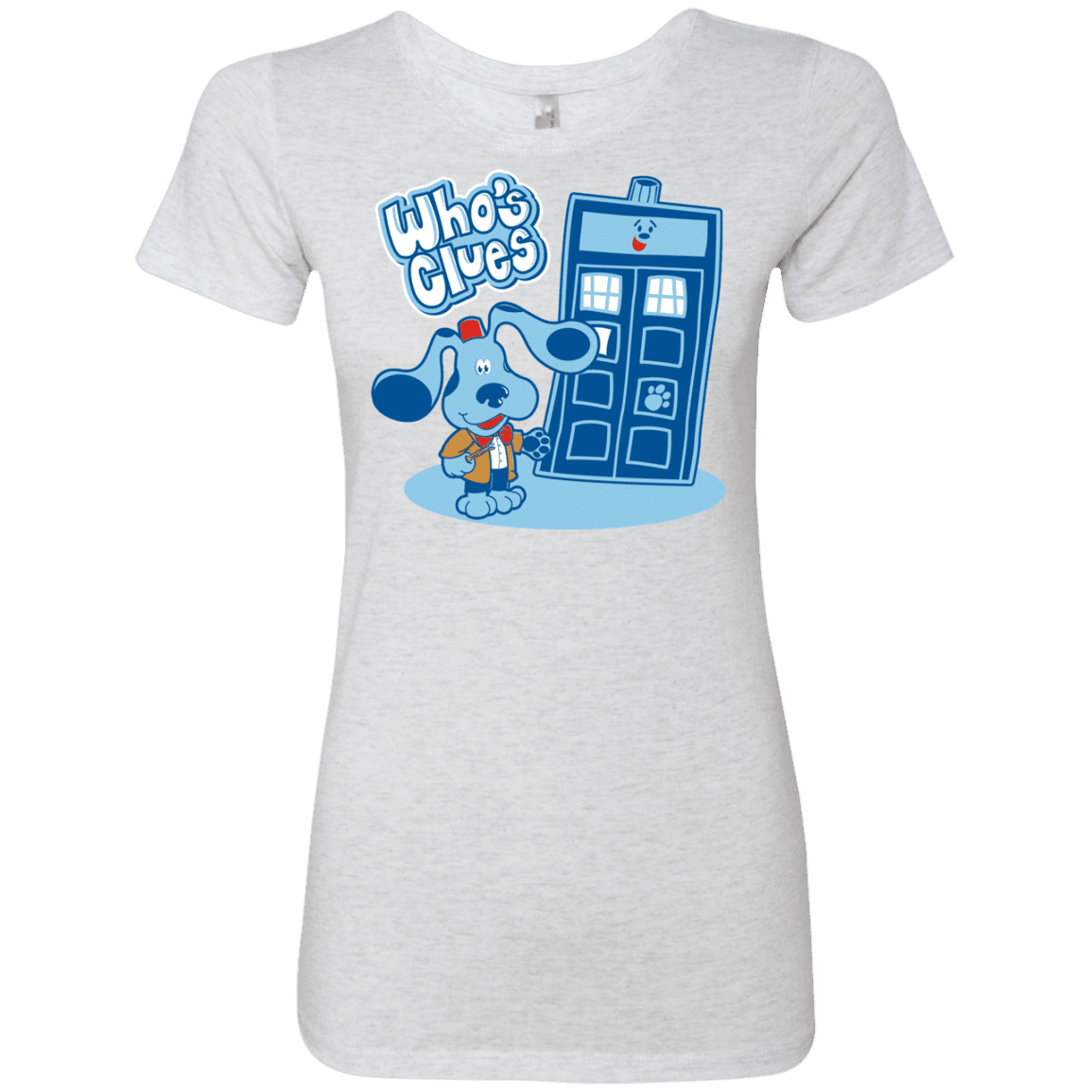 T-Shirts Heather White / S Who's Clues Women's Triblend T-Shirt
