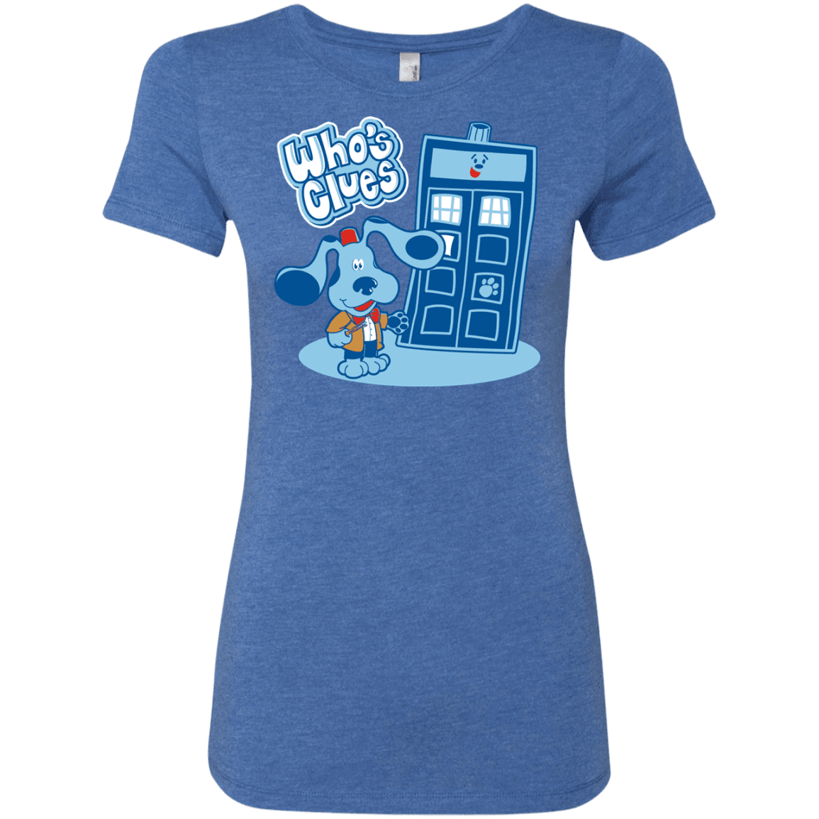 T-Shirts Vintage Royal / S Who's Clues Women's Triblend T-Shirt
