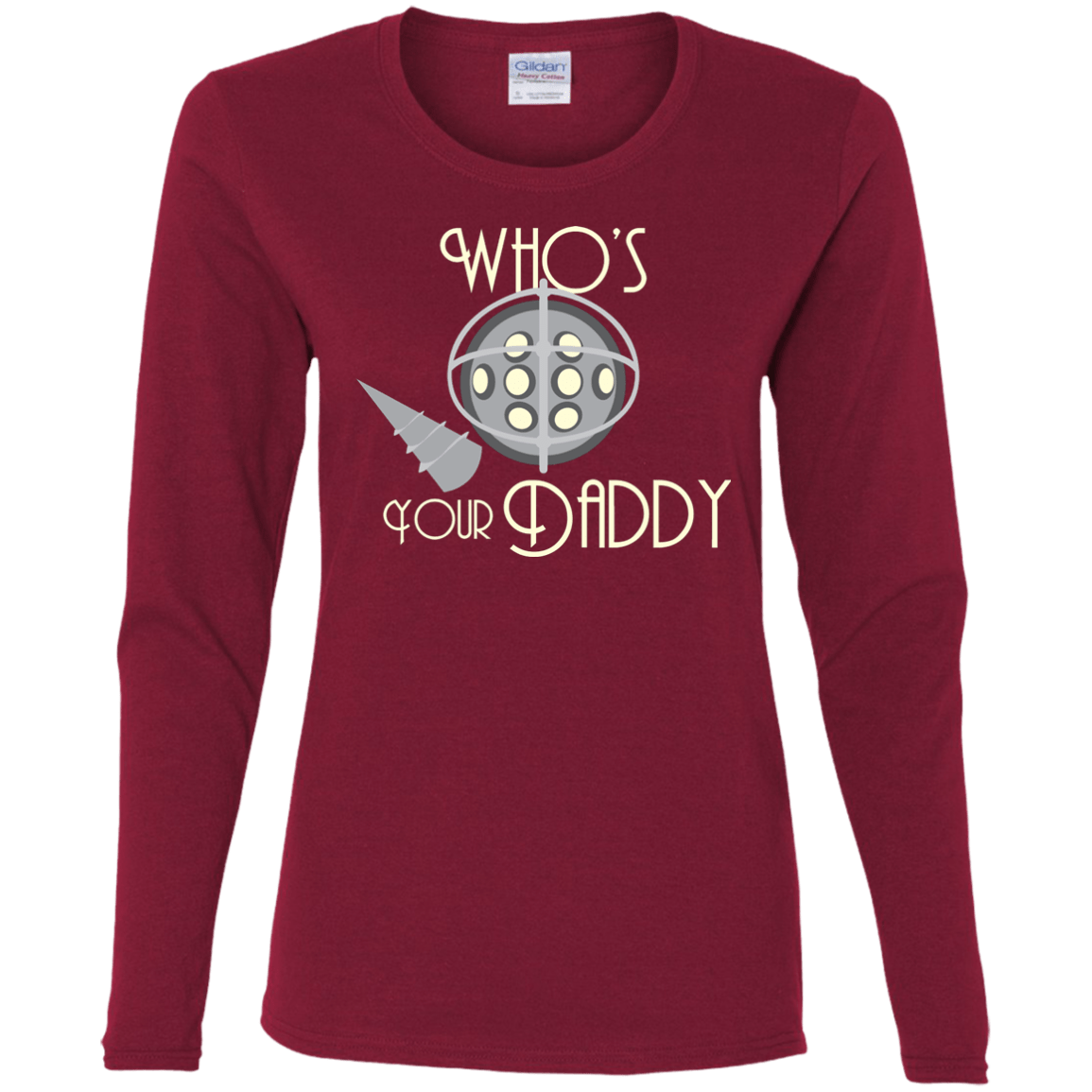 T-Shirts Cardinal / S Who's Your Daddy Women's Long Sleeve T-Shirt