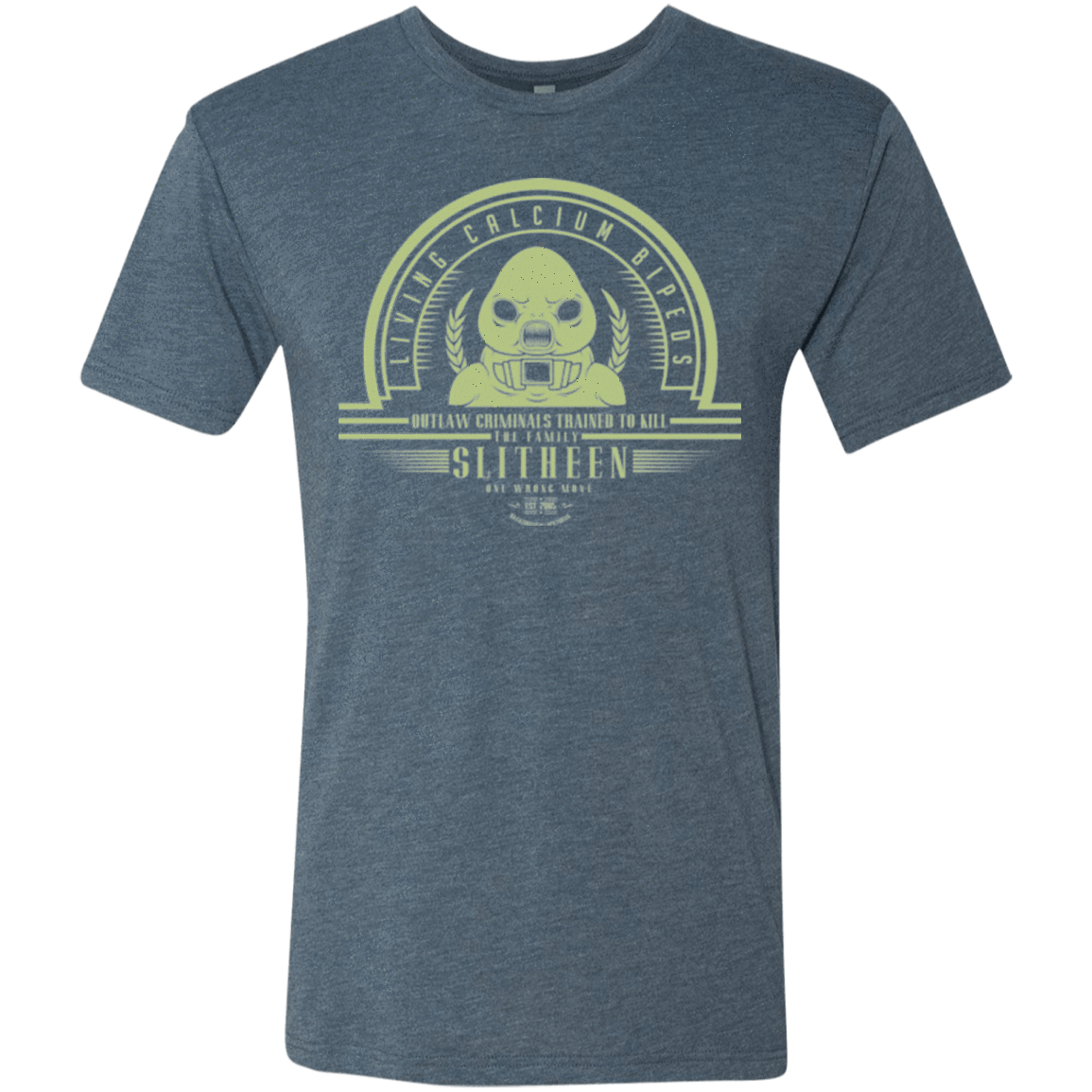 T-Shirts Indigo / Small Who Villains 2 Men's Triblend T-Shirt