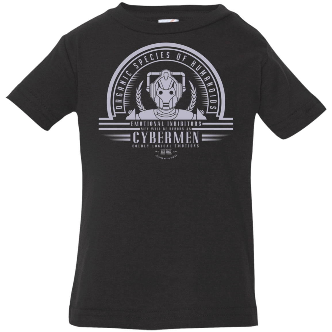 T-Shirts Black / 6 Months Who Villains Cybermen Infant Premium T-Shirt