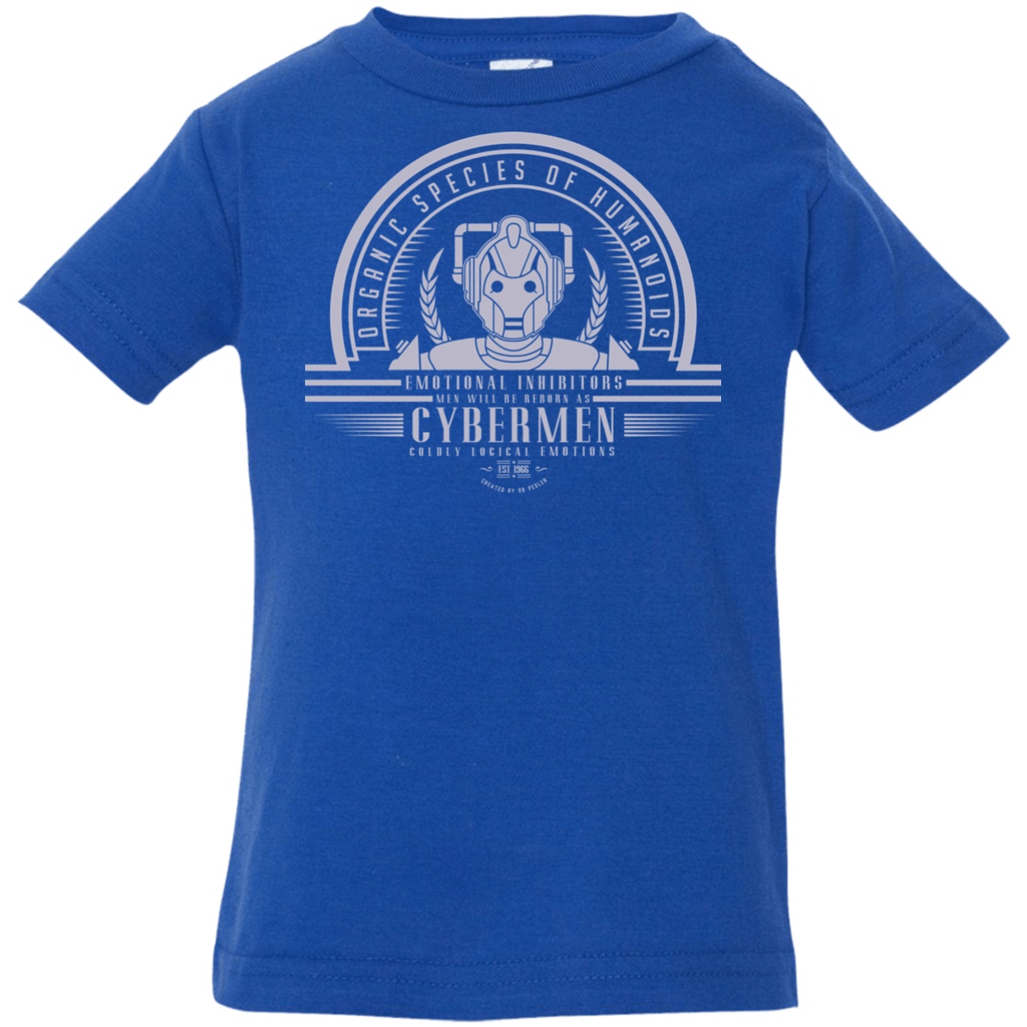 T-Shirts Royal / 6 Months Who Villains Cybermen Infant Premium T-Shirt