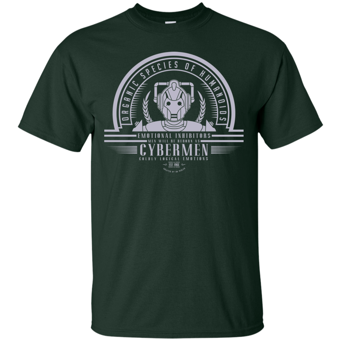 T-Shirts Forest Green / Small Who Villains Cybermen T-Shirt