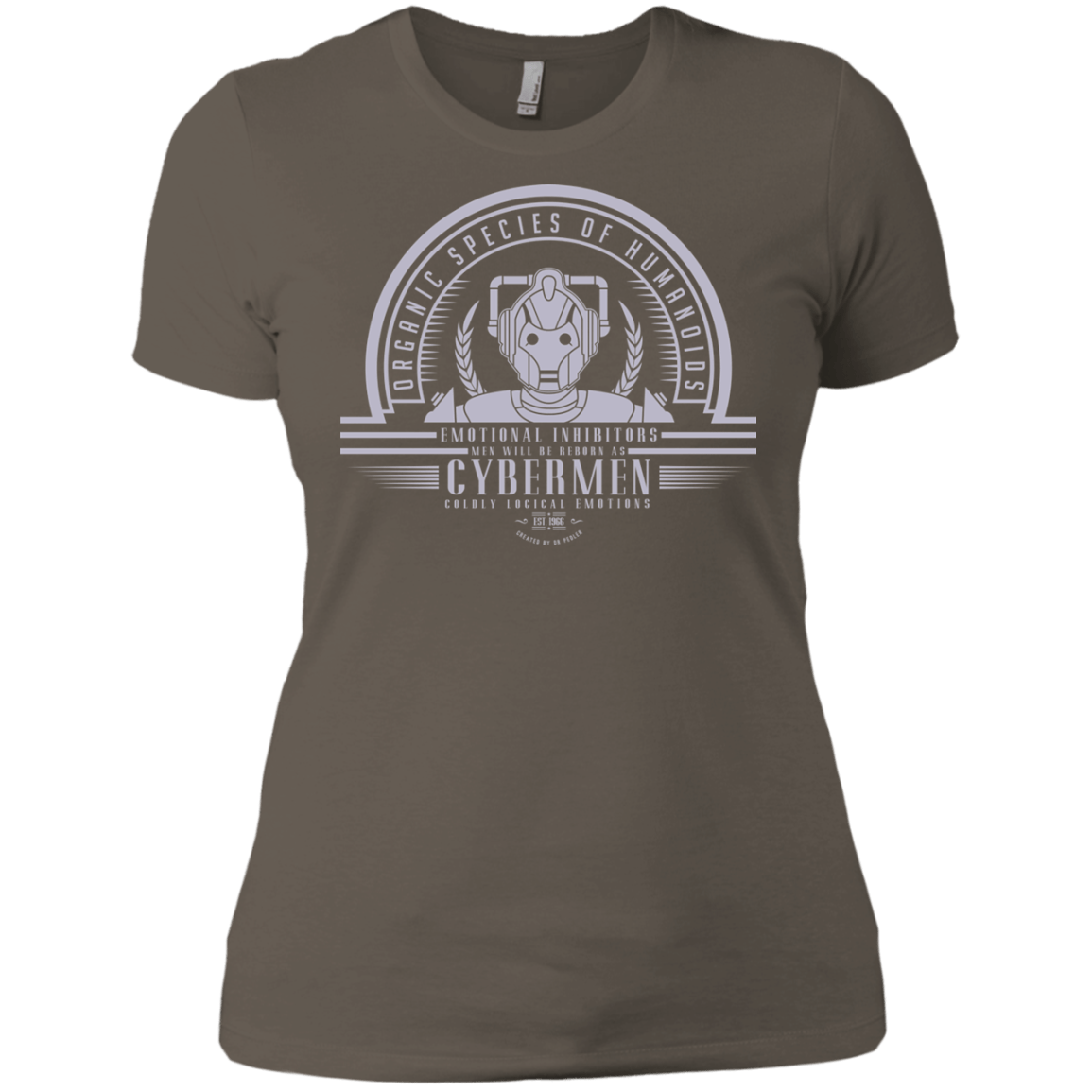 T-Shirts Warm Grey / X-Small Who Villains Cybermen Women's Premium T-Shirt