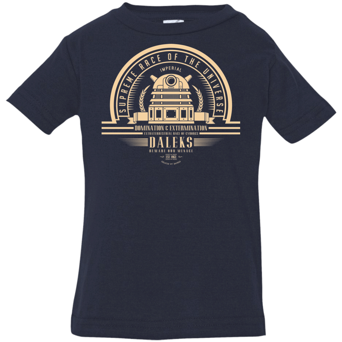T-Shirts Navy / 6 Months Who Villains Daleks Infant Premium T-Shirt