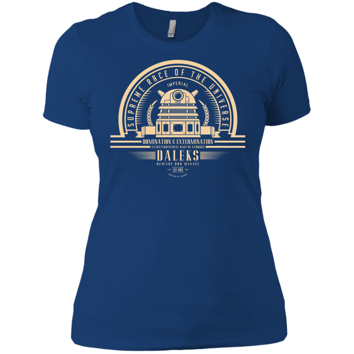 T-Shirts Royal / X-Small Who Villains Daleks Women's Premium T-Shirt