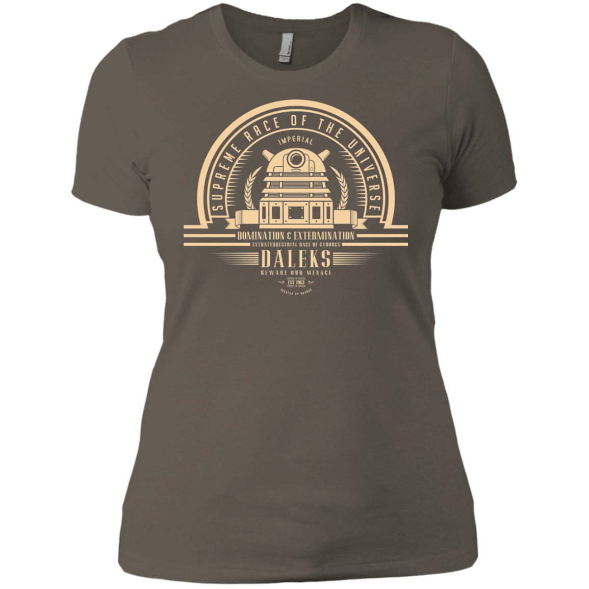 T-Shirts Warm Grey / X-Small Who Villains Daleks Women's Premium T-Shirt