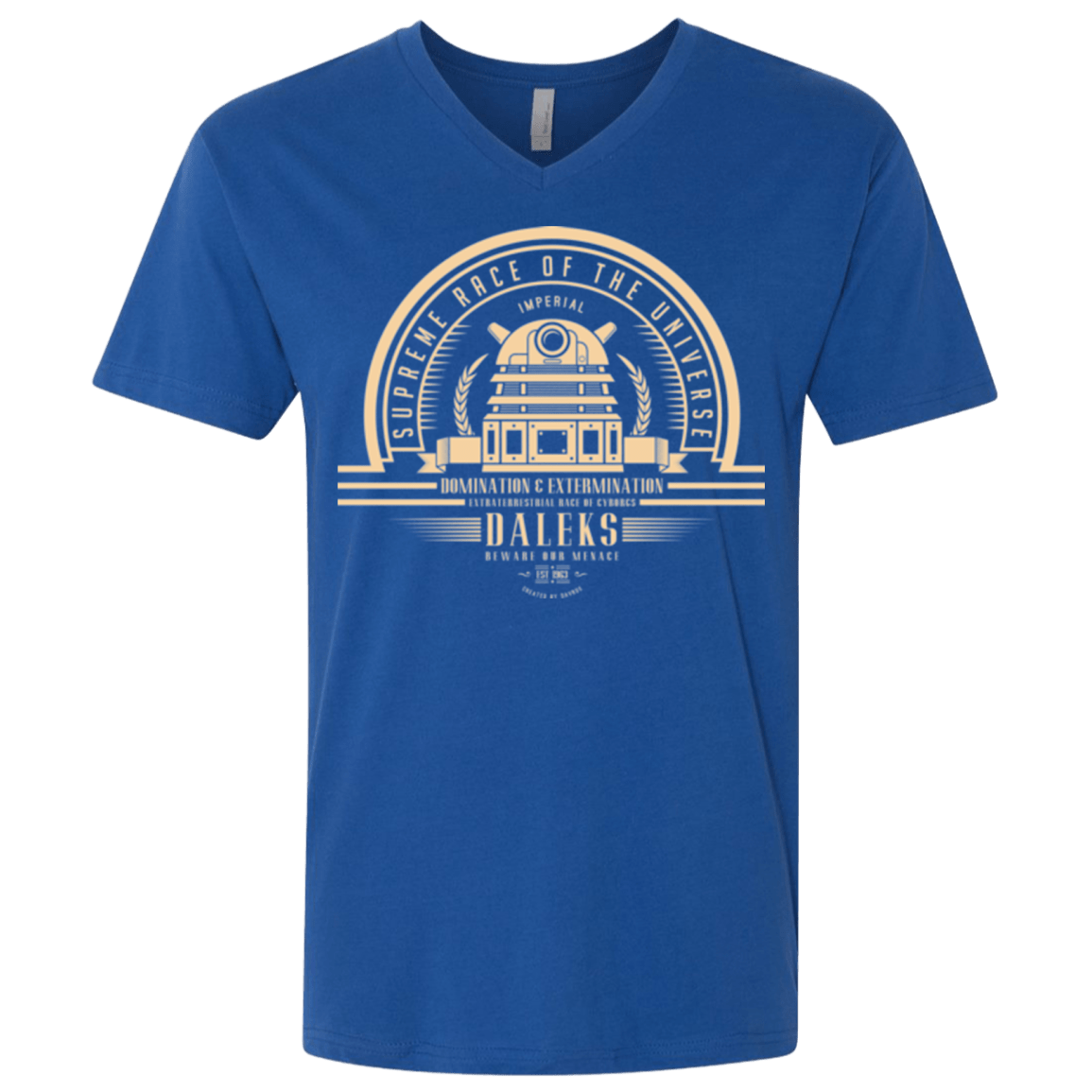 T-Shirts Royal / X-Small Who Villains Men's Premium V-Neck