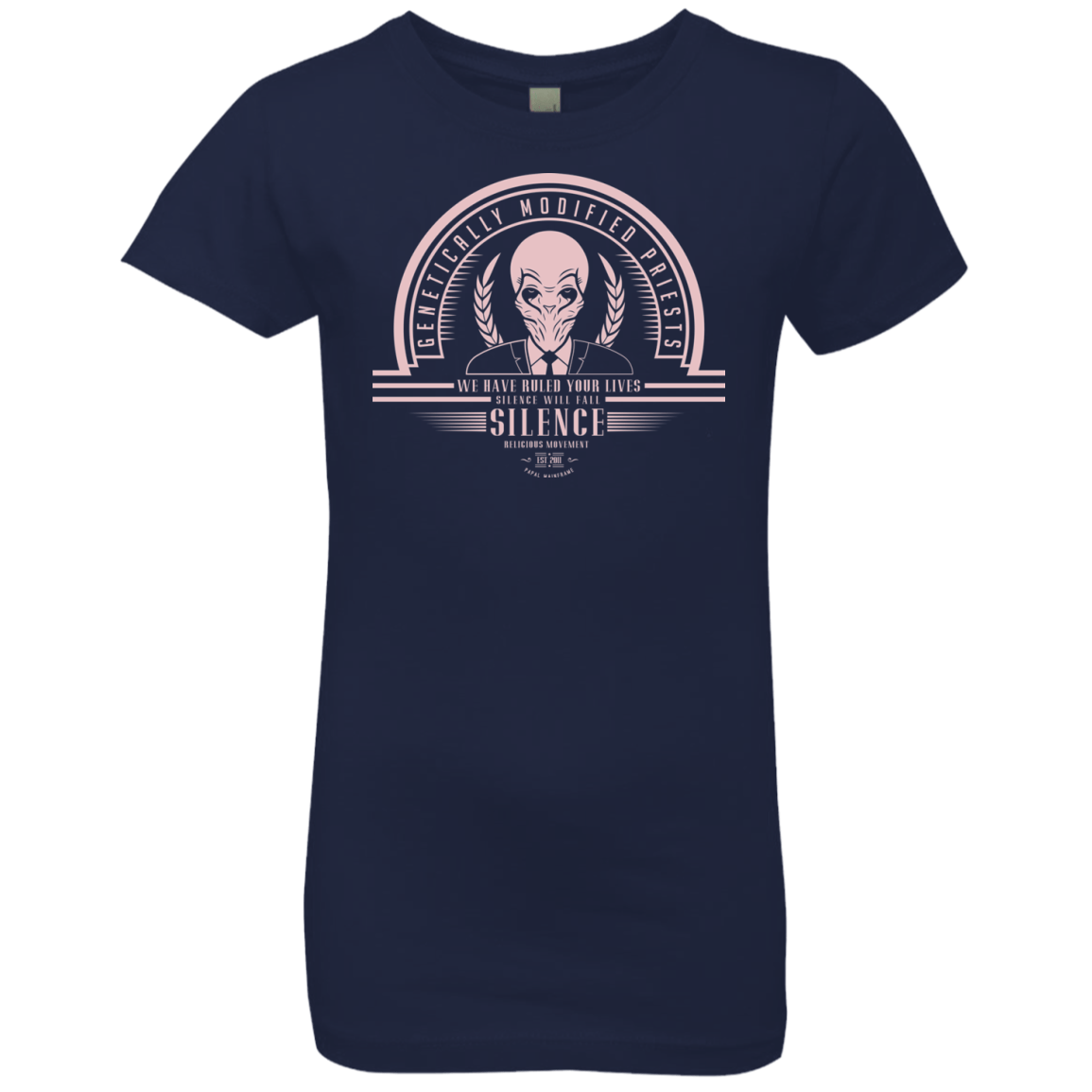 T-Shirts Midnight Navy / YXS Who Villains Silence Girls Premium T-Shirt
